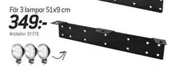 thansen För 3 lampor 51x9 cm erbjuda