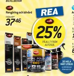 thansen Rengöring och bilvård erbjuda