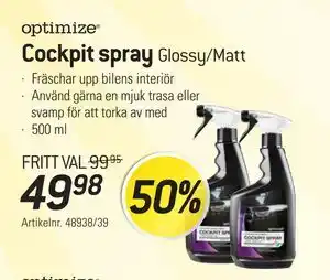 thansen Cockpit spray erbjuda