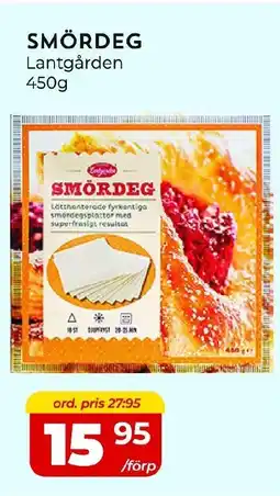 Matrix Butikerna LANTGÅRDEN Smördeg erbjuda