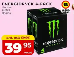 Matrix Butikerna MONSTER Energidryck 4-pack erbjuda