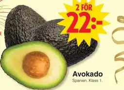 Matöppet Avokado erbjuda