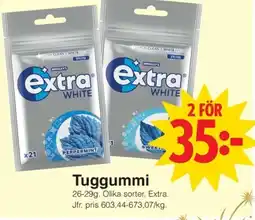 Matöppet EXTRA Tuggummi erbjuda
