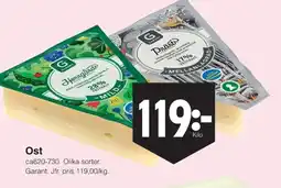 Matöppet GARANT Ost erbjuda