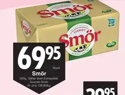 Matöppet Smör erbjuda