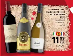 Scandinavian Park Faustino i 2015, chablis 2023 eller villa antinori 2021 erbjuda