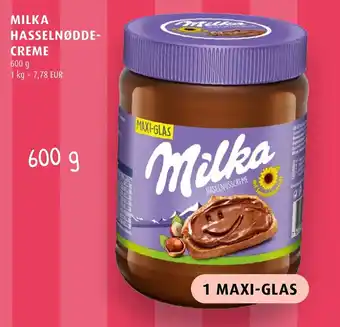 Scandinavian Park MILKA Hasselnødde- creme erbjuda