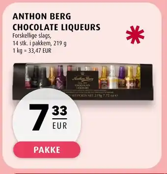 Scandinavian Park ANTHON BERG Chocolate liqueurs erbjuda