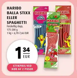 Scandinavian Park HARIBO Balla stixx eller spaghetti erbjuda