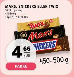 Scandinavian Park Mars, snickers eller twix erbjuda