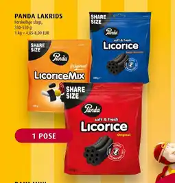 Scandinavian Park PANDA Lakrids erbjuda