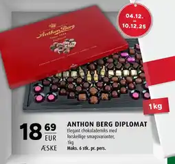 Scandinavian Park ANTHON BERG Diplomat erbjuda