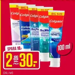ÖoB Colgate Tandkräm erbjuda