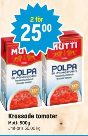 MUTTI Krossade tomater