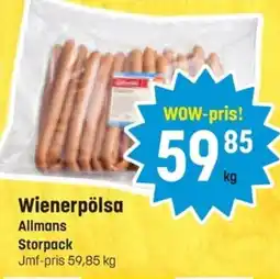 Eurocash ALLMANS Wienerpölsa erbjuda