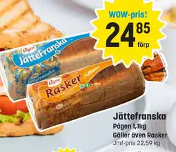 Eurocash PÅGEN Jättefranska erbjuda