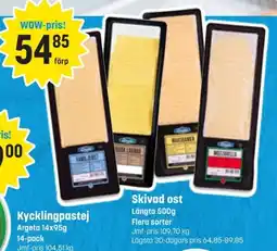 Eurocash LÄNGTA Skivad ost erbjuda