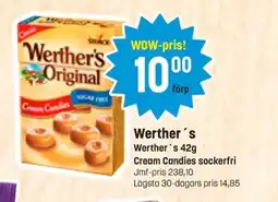 Eurocash WERTHER'S Werther's erbjuda