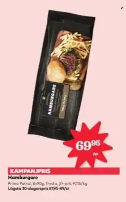 Hemköp PRIME PATROL Hamburgare erbjuda