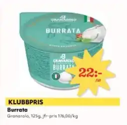 Hemköp GRANAROLO Burrata erbjuda