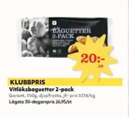 Hemköp GARANT Vitlöksbaguetter 2-pack erbjuda