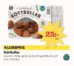 Hemköp GARANT Köttbullar erbjuda