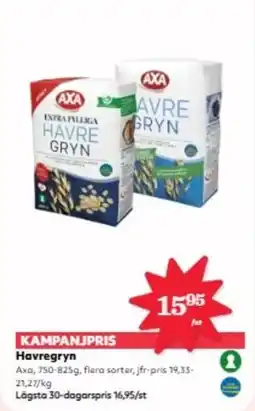 Hemköp AXA Havregryn erbjuda