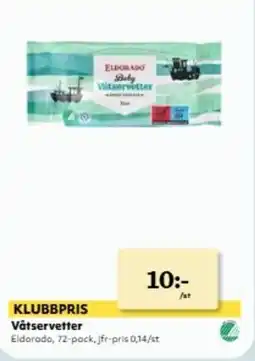 Hemköp ELDORADO Våtservetter erbjuda