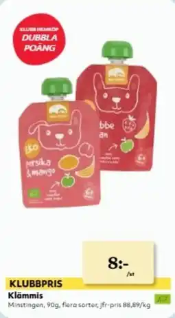 Hemköp MINSTINGEN Klämmis erbjuda