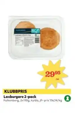 Hemköp FOLKENBURG Laxburgare 2-pack erbjuda