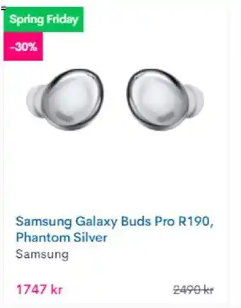 Samsung Galaxy Buds Pro R190, Phantom Silver