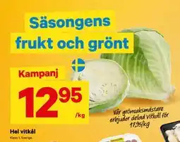 City Gross Hel vitkål erbjuda