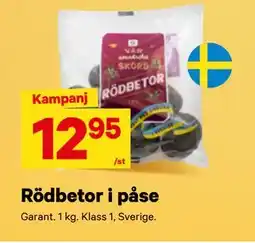 City Gross Rödbetor i påse erbjuda
