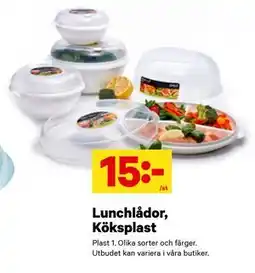 City Gross Lunchlådor, Köksplast erbjuda