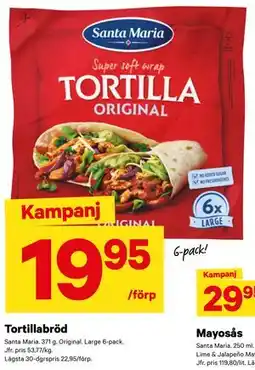 City Gross Tortillabröd erbjuda