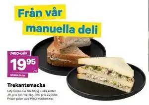 City Gross Trekantsmacka, Pris i appen erbjuda