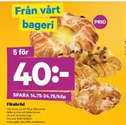 City Gross Fikabröd, Pris i appen erbjuda