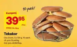 City Gross Tekakor erbjuda