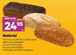 City Gross Matbröd, Pris i appen erbjuda