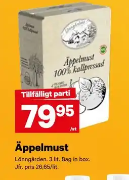 City Gross Äppelmust erbjuda