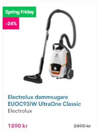 Electrolux dammsugare EUOC93IW UltraONE Classic