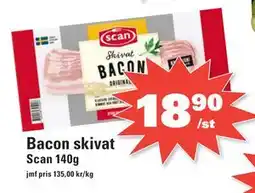Nära dej Bacon skivat erbjuda