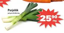 Nära dej Purjolök erbjuda