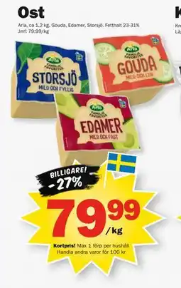 Pekås Ost, Medlemspris erbjuda