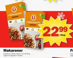 Pekås Makaroner erbjuda