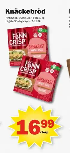 Pekås Knäckebröd erbjuda