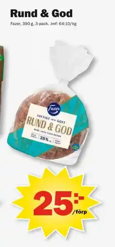 Pekås Rund & God erbjuda