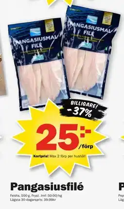 Pekås Pangasiusfilé, Medlemspris erbjuda
