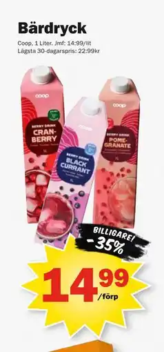 Pekås Bärdryck erbjuda