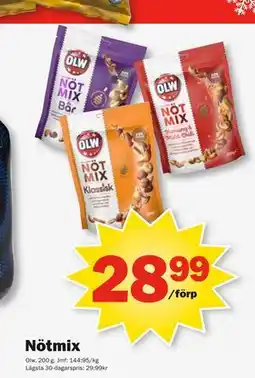 Pekås Nötmix erbjuda